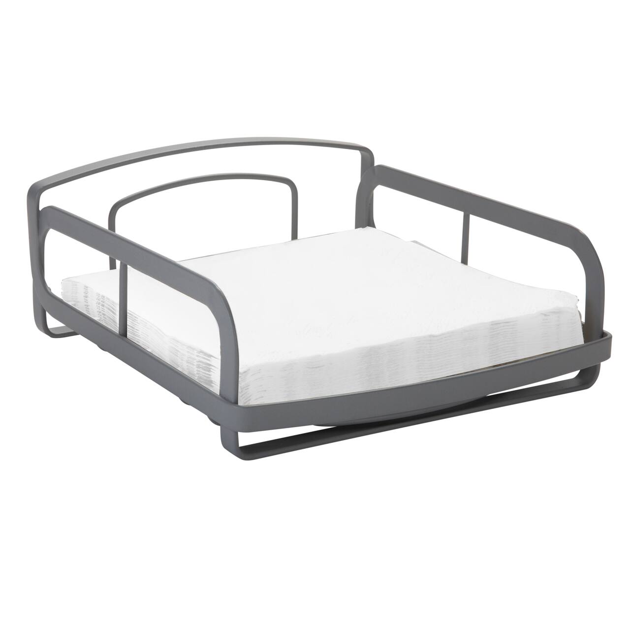 Kitchen Details Industrial Collection Gray Napkin Holder